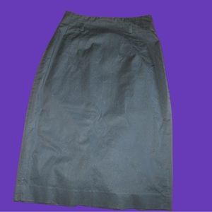 Black pencil skirt